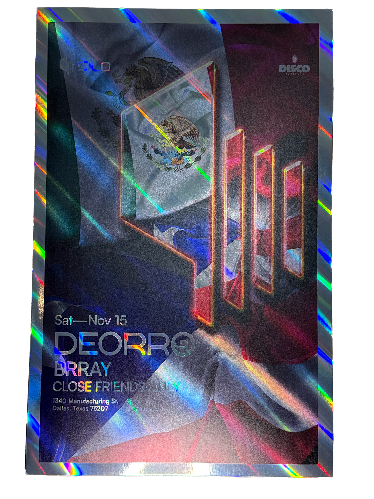 SILO | 11/15/25 | Deorro Foil Poster
