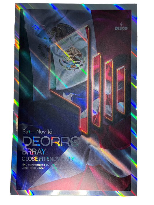 SILO | 11/15/25 | Deorro Foil Poster