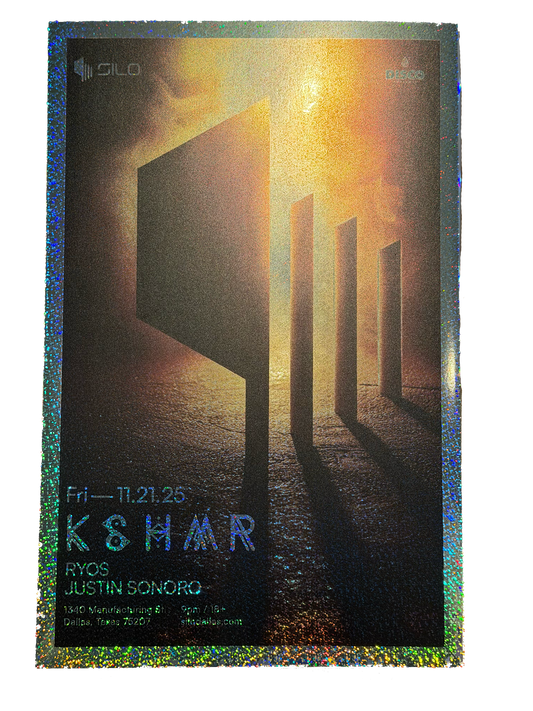 SILO | 11/21/25 | KSHMR Foil Poster