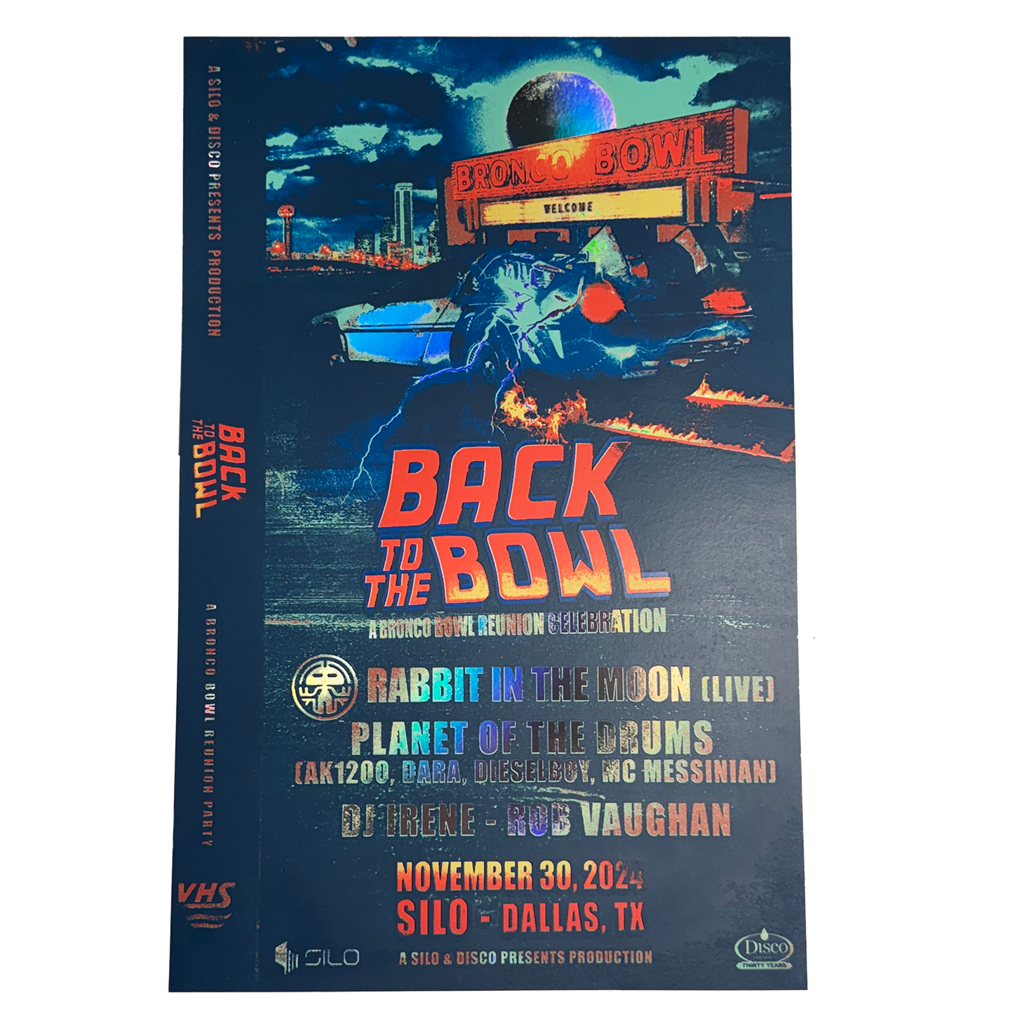 SILO | 11/30 | Back to the Bowl Foil Poster