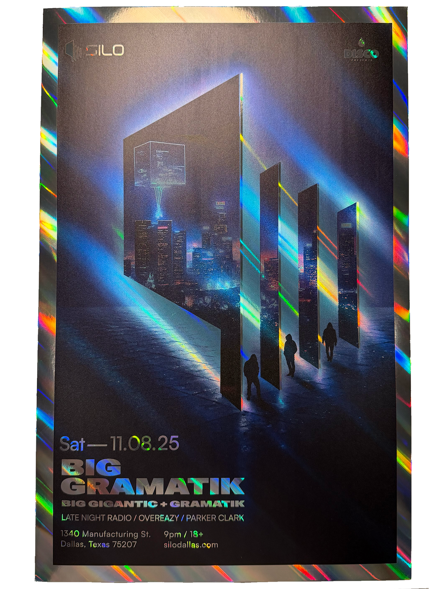 SILO | 11/08/25 | Big Gramatik Foil Poster