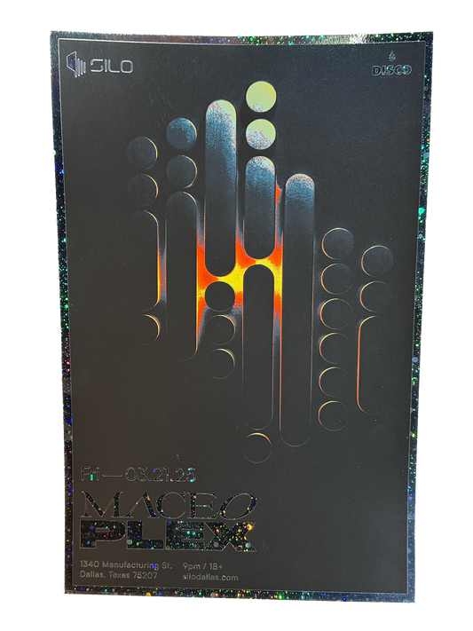 SILO | 03/21 | Maceo Plex Foil Poster