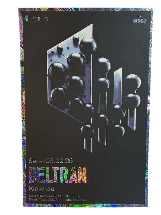SILO | 03/22 | Beltran Foil Poster