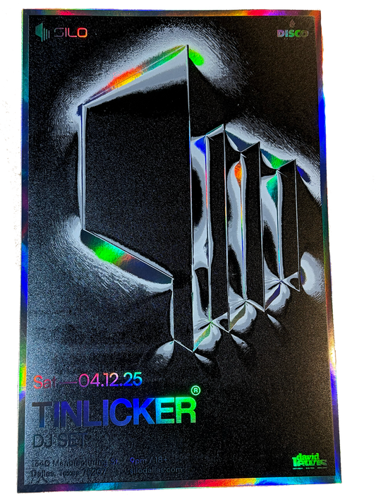SILO | 04/12 | Tinlicker Foil Poster