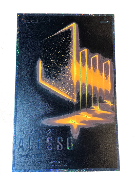 SILO | 04/04 | Alesso Foil Poster
