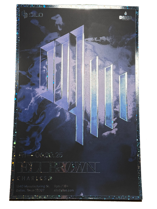SILO | 06/20/25 | Eli Brown Foil Poster