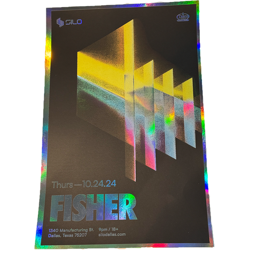 SILO | 10/24 | Fisher Foil Poster