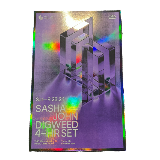 SILO | 09/28 | Sasha & Digweed Foil Poster