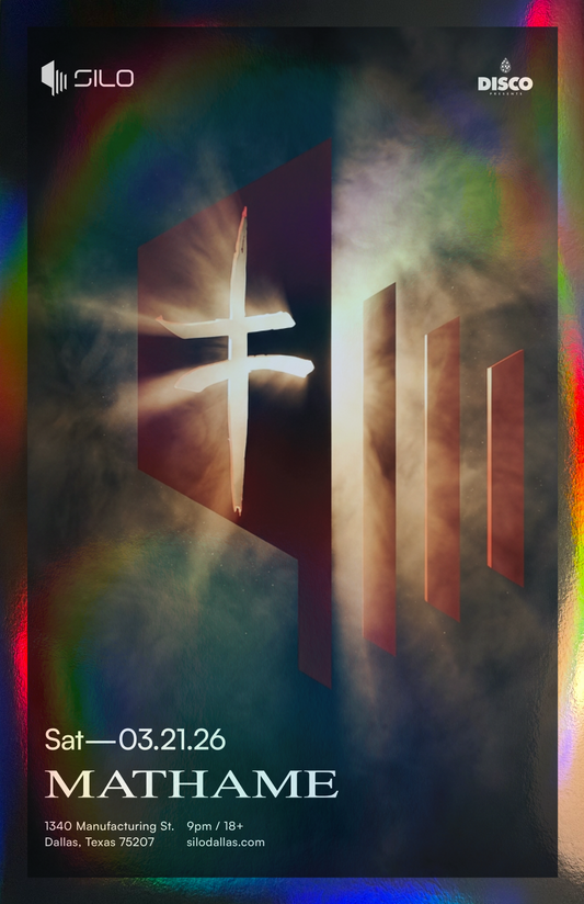 SILO | 3/21/26 | Mathame Foil Poster