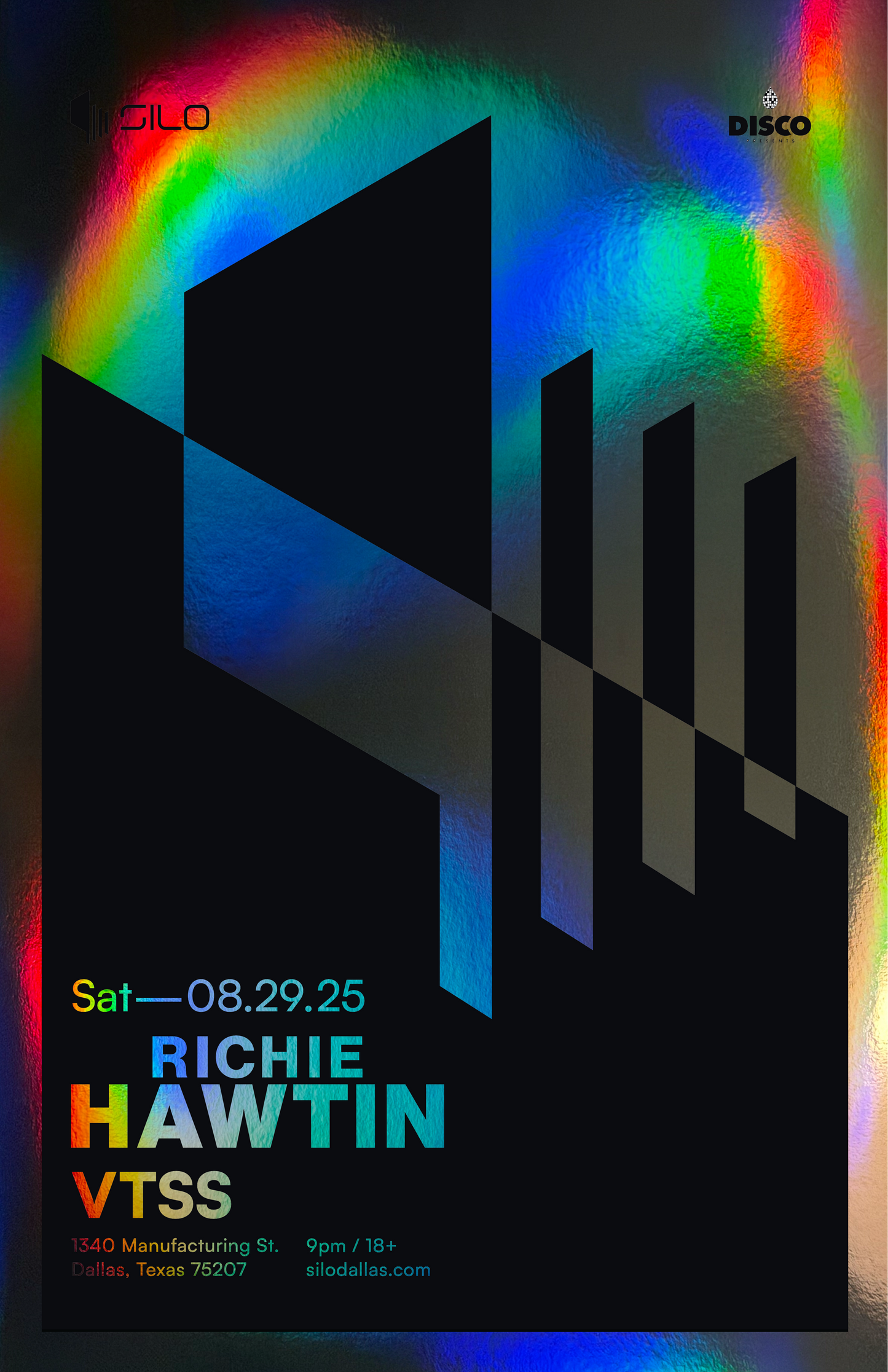 SILO | 08/29/25 | RICHIE HAWTIN Foil Poster***