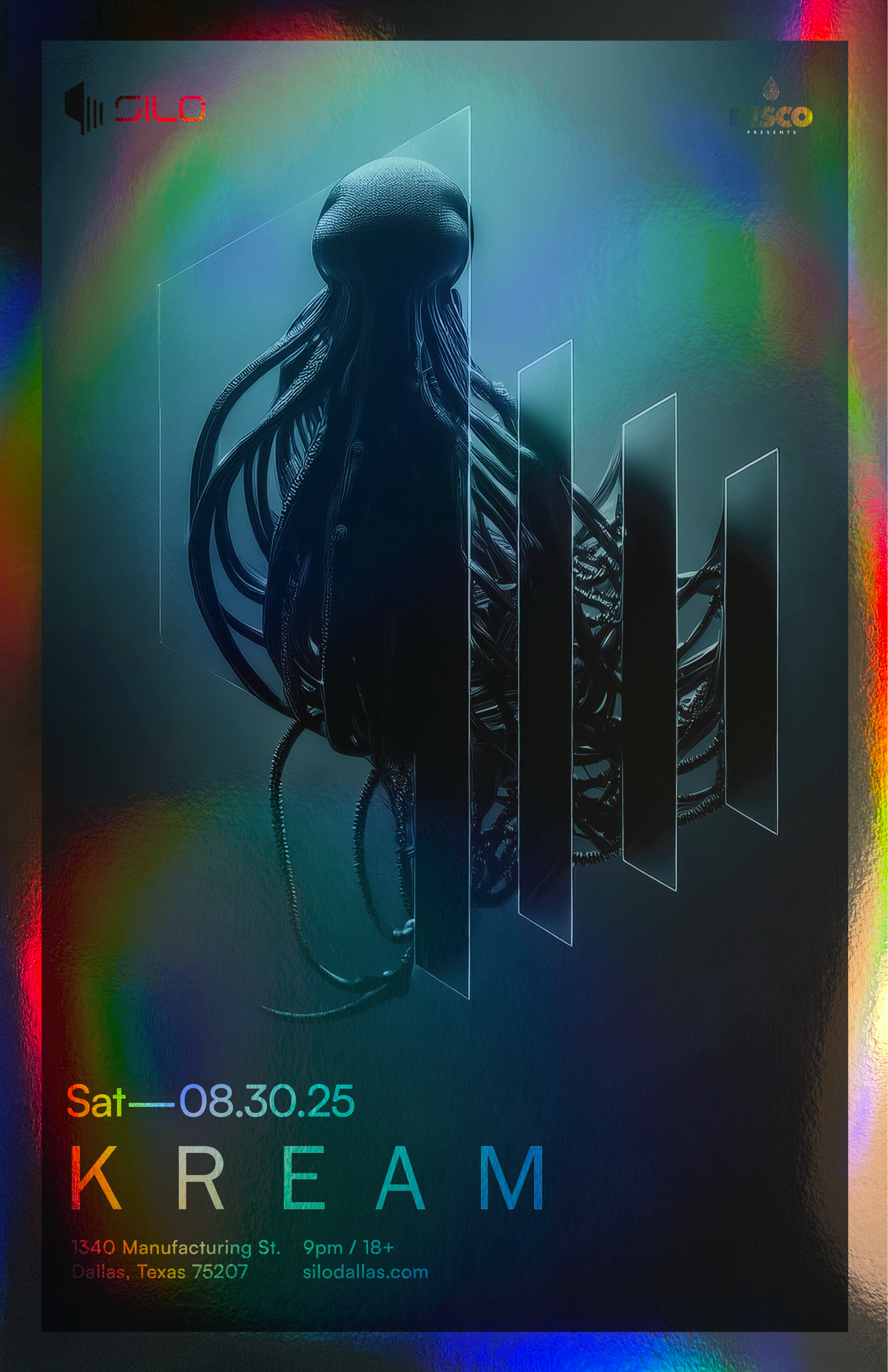 SILO | 08/30/25 | KREAM Foil Poster***