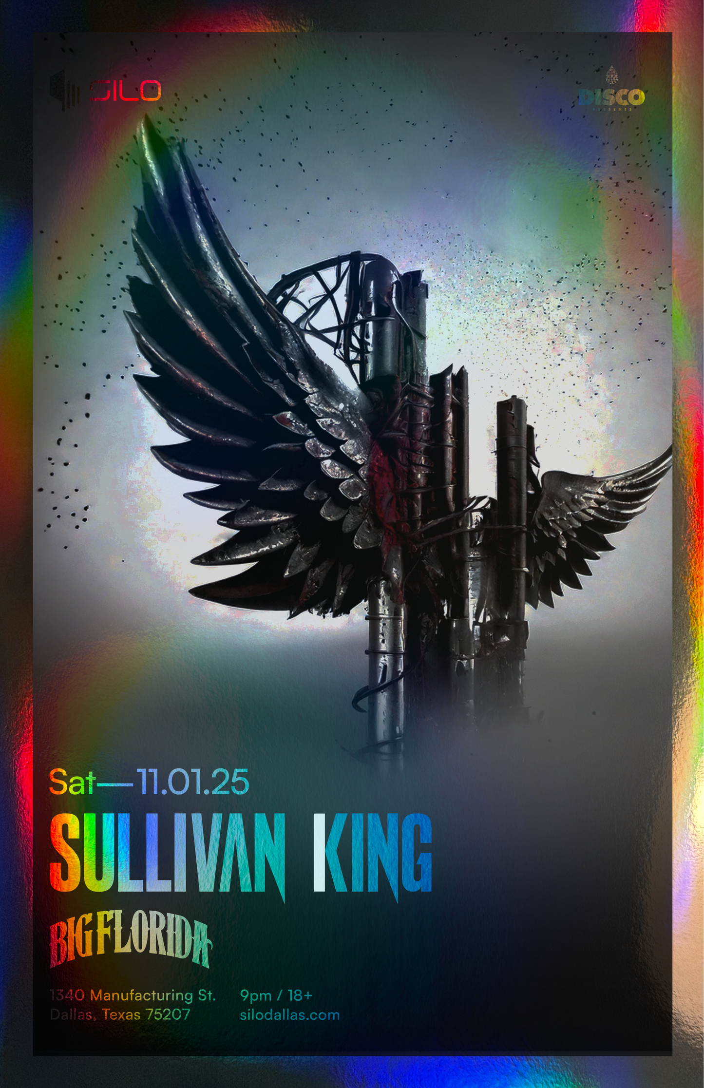 SILO | 11/01/25 | Sullivan King Foil Poster***