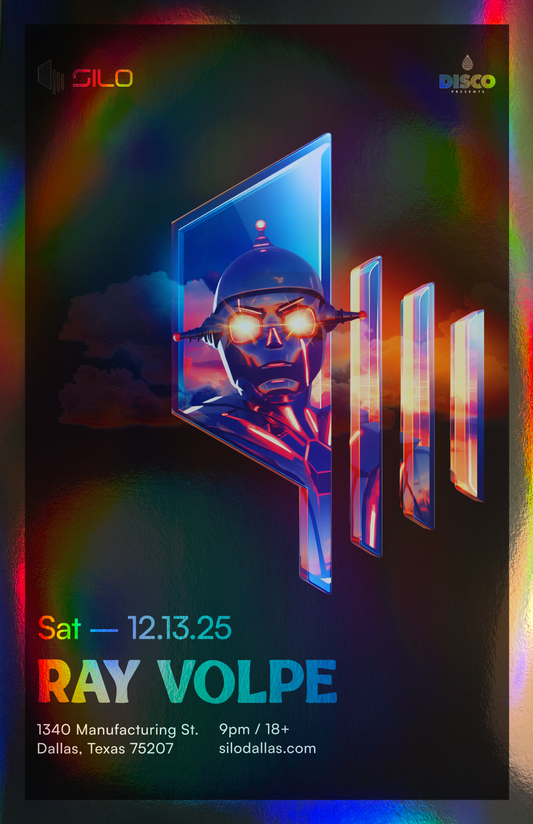 SILO | 12/13/25 | Ray Volpe Foil Poster