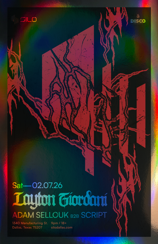 SILO | 2/7/26 | Layton Giordani Foil Poster***